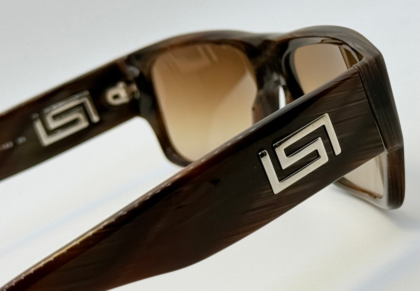 Versace 4127- Brown Gradient Sunglasses – Vintage Deadstock, Made in Italy