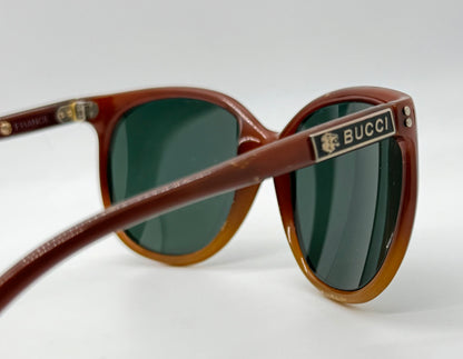 BUCCI 2001/116 Vintage French Sunglasses with Original Glass Lenses
