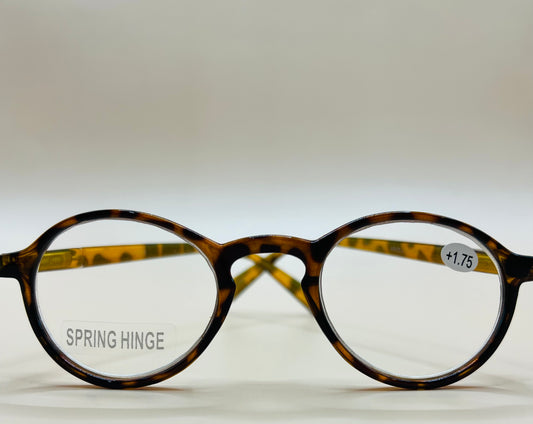 Brand new rounded readers. Features Spring hinges & provides  full protection from harmful UV rays   No brand - Great Price