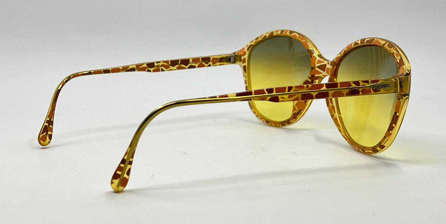 Pasha Picasso Giraffe Optyl Sunglasses-New Gradient Custom Lenses-VINTAGE-Unworn