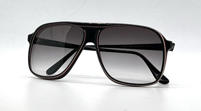Avanti Racer Col.14 Vintage Black Pilot Sunglasses Unworn/Original-Handmade Italy
