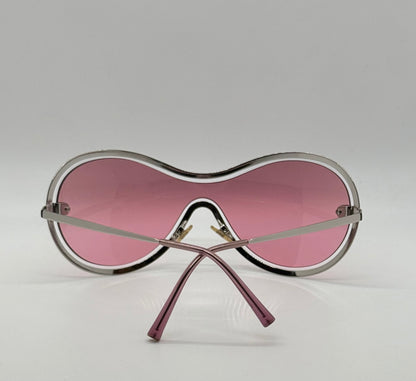 Chanel 4030 Y2K VINTAGE Shield Sunglasses Pink Lens Collector-Rare