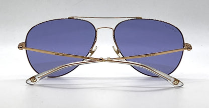 Gucci GG 2245/S DDB35 Gold Lilac Mirror Aviator Sunglasses-Unworn-Full Kit-Italy