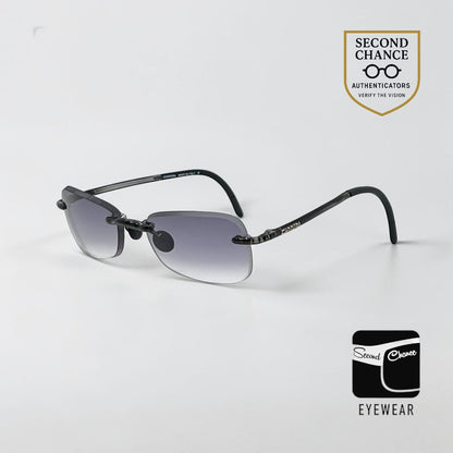 Carrera Quartz Alpha 29X Rimless VINTAGE Sunglasses Made Italy NOS/Unworn-54mm