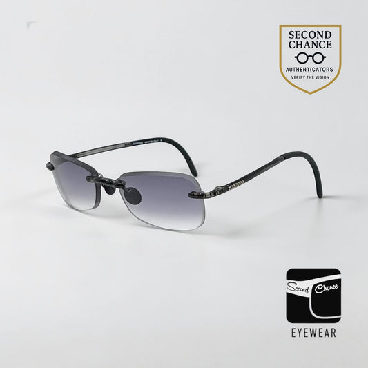 Carrera Quartz Alpha 29X Rimless VINTAGE Sunglasses Made Italy NOS/Unworn-54mm