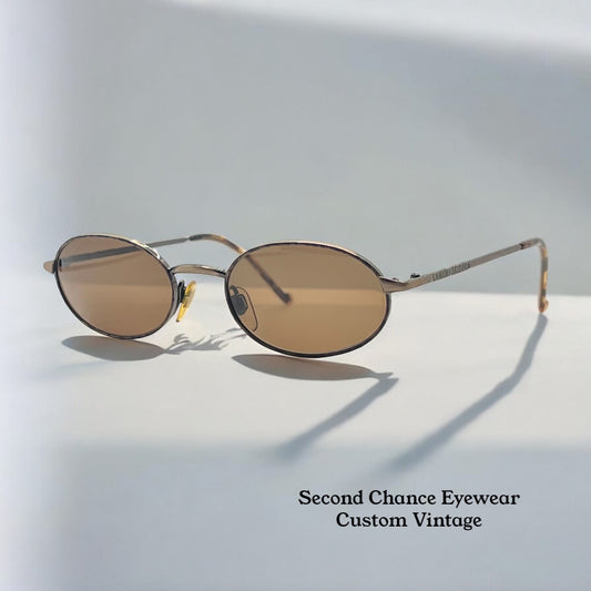 Giorgio Armani 265 1021 Vintage Sunglasses w/New, Custom Lenses-Deadstock