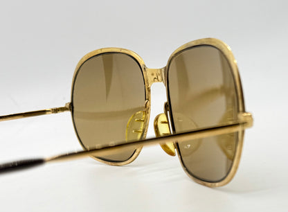 Marwitz-Vintage Deadstock Gold Metal 1960’s Sunglasses-130