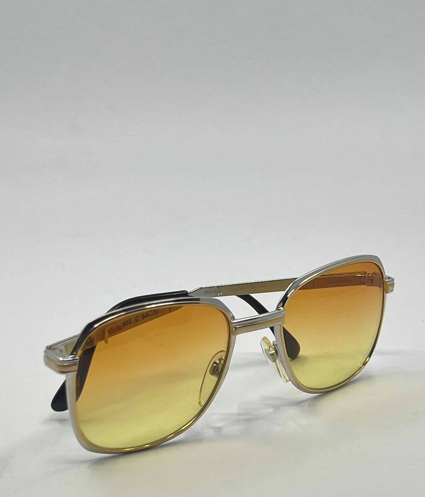 NiGuRa 586-Düsseldorf Germany NiGuRaFlex Vintage Sunglasses w/New Gradient Tinted Custom Lenses-54mm