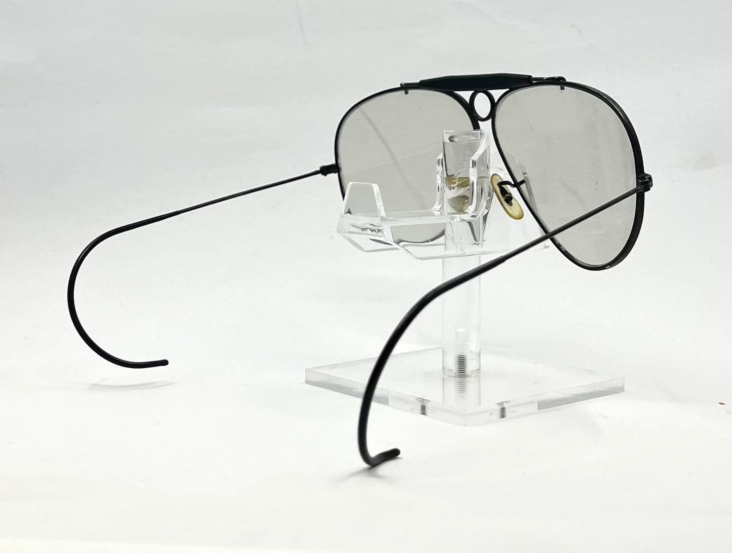 Ray-Ban Vintage Outdoorsman II-Black Aviator-Photochromic Lenses-62mm