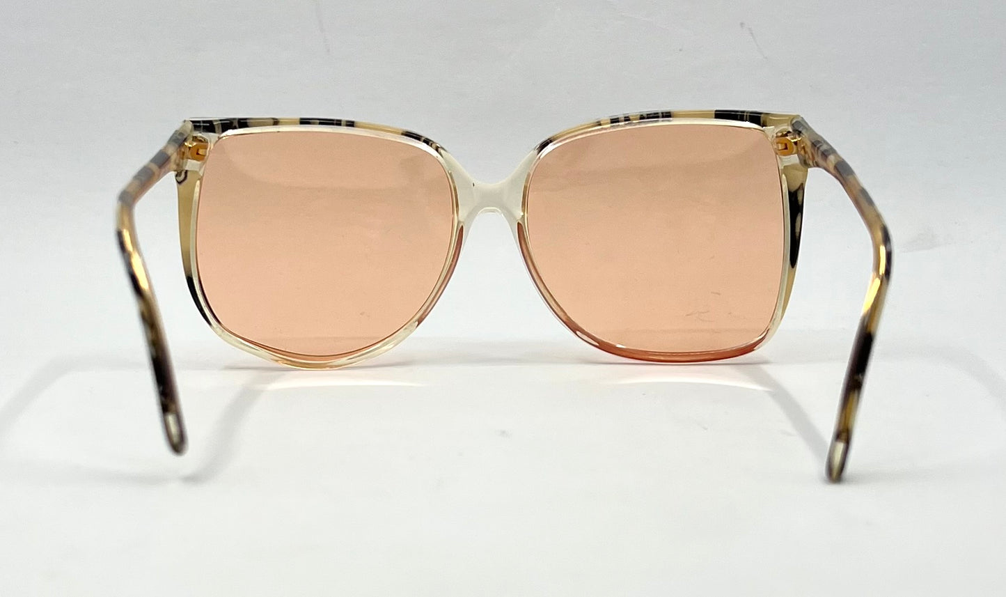 Valottica Italia 3560 VINTAGE Sunglasses-New Solid Peach Custom Lenses-Italy