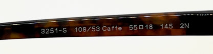 Persol PO3251S 108/53 Caffe Unworn Sunglasses Original Lenses/Case-Italy