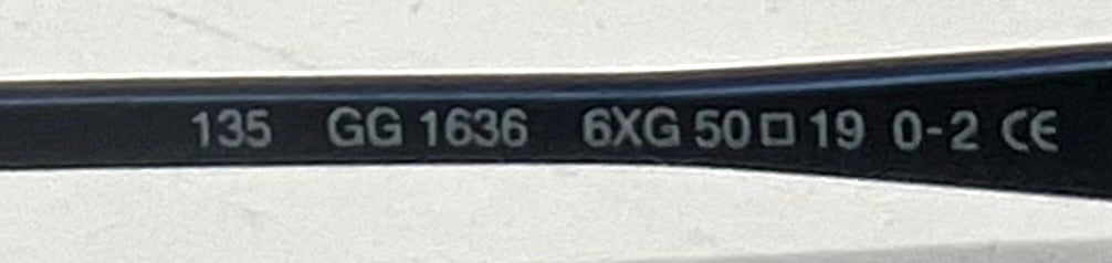 Gucci Gg1374 6Xg Vintage Oval Optical Frame – Deadstock Made In Italy – Size 51-19-140