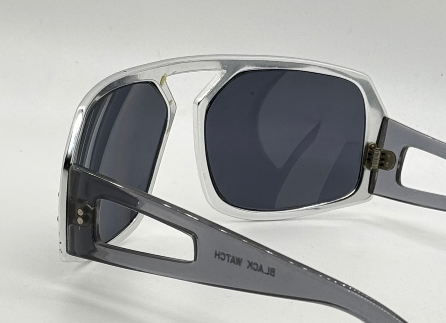 Black Watch Cool-Ray 400 VINTAGE Chrome Shield Sunglasses-DEADSTOCK/UNWORN-RARE