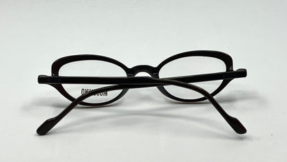 Moschino M3581-V 251 Brown Eyeglasses Y2K Vintage-Unworn-Italy 45Mm