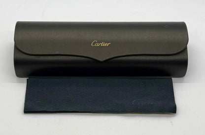 Cartier Clash de Cartier CT0543S 004 Gold Rimless Sunglasses-ZEISS Purple Lenses