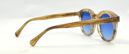 Wildfox “Harper” Panto Sunglasses with Blue Gradient Lenses-Unworn
