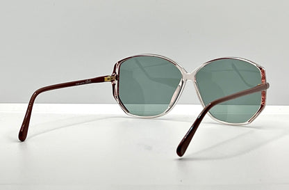 Silhouette SPX M1793 Vintage Sunglasses w/New, Custom Aquamarine Lenses-Deadstock-Austria