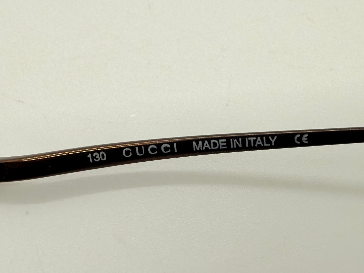 GUCCI GG 2660 7PR Y2K Vintage Half-Rim Oval Optical Frames – Italy