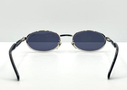 POLICE 2403 COL.579 Vintage Sunglasses-Spring Hinge-Oval 90s Style Deadstock