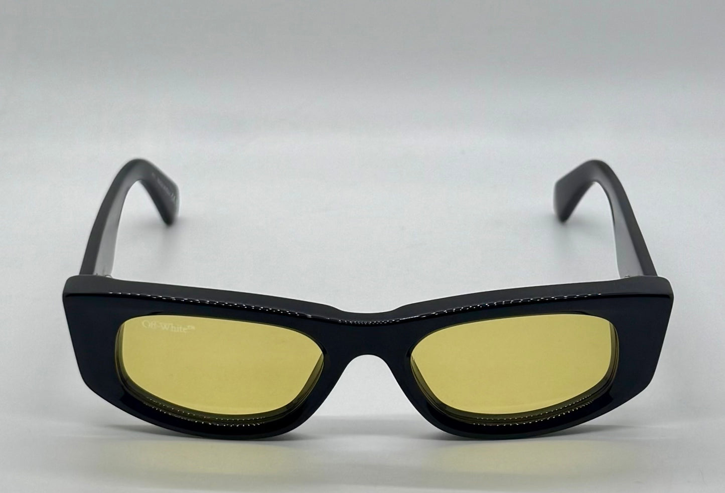 Off-White™ OERI090 1018 Sunglasses Black/Yellow Rare-New/Unworn-Full Kit Italy-51mm