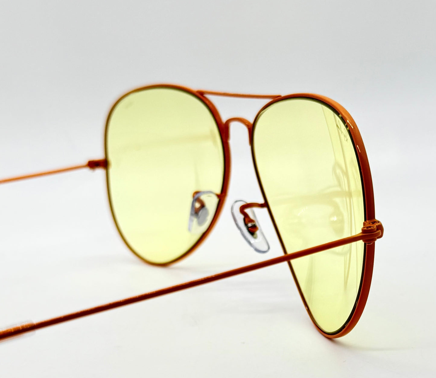 Ray-Ban RB3025 Aviator Evolve Yellow Photochromic Bronze 58-14 New Full Kit