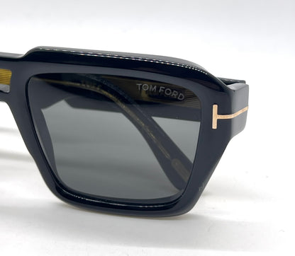 Tom Ford TF1202 01A ICON Sunglasses-Zeiss Lenses – Full Kit-56mm-New/Unworn