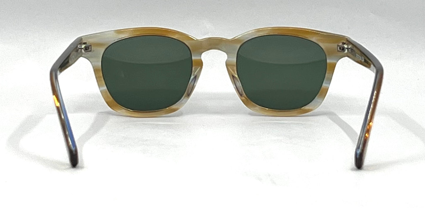 KALA Eyewear Allen LB-B Handmade USA-New Green Custom Lens-Sunglasses-Unworn