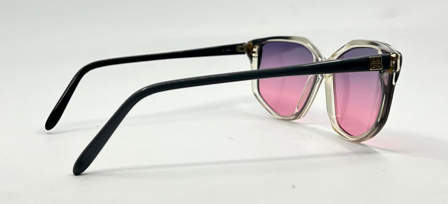 Givenchy Paris 950 Vintage Sunglasses w/New Pink Gradient Custom Lenses-UNWORN