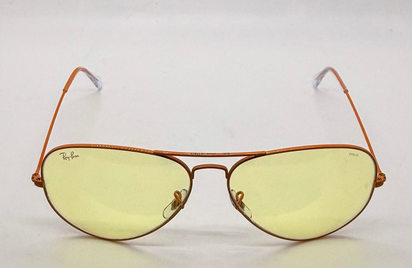 Ray-Ban RB3025 Aviator Evolve Yellow Photochromic Bronze 58-14 New Full Kit