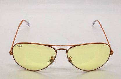 Ray-Ban RB3025 Aviator Evolve Yellow Photochromic Bronze 58-14 New Full Kit