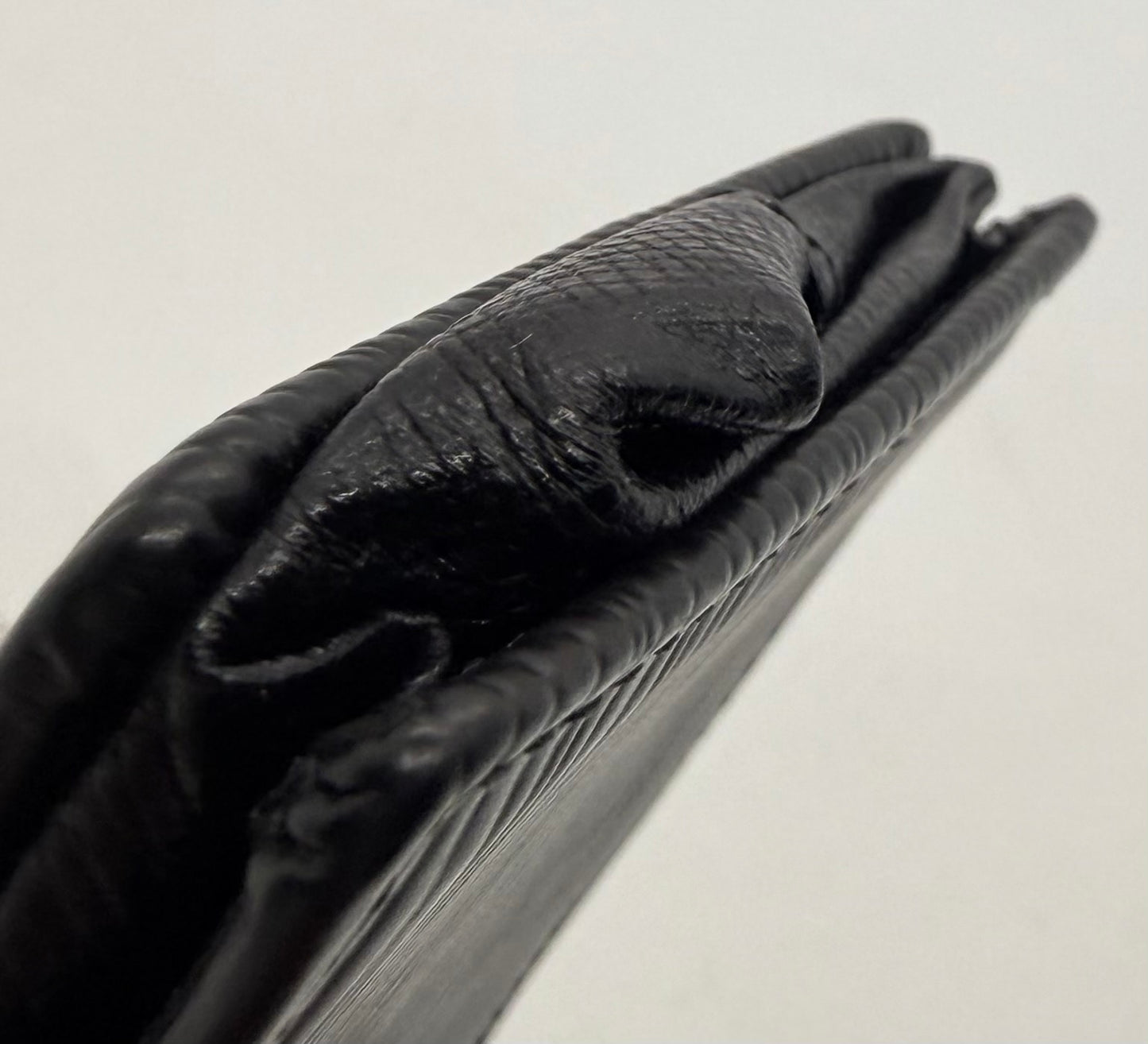 Louis Vuitton Vintage Black Epi Leather Snap Coin Purse-France