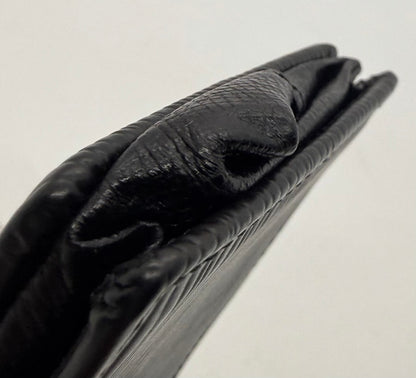 Louis Vuitton Vintage Black Epi Leather Snap Coin Purse-France