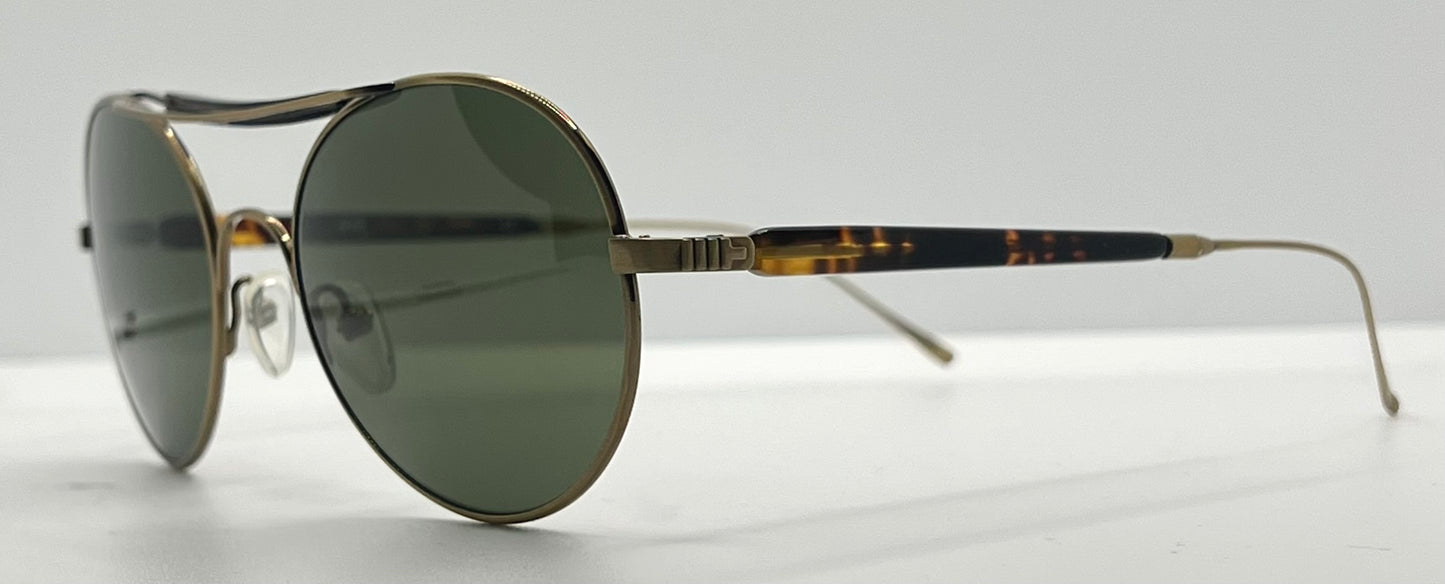 Mosley Tribes x Stüssy MT2034S 503952 Sunglasses-Gold Tortoise 53-21mm-Full Kit