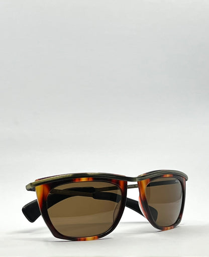 Patrol 9 Vintage Tortoise Sunglasses by Metalflex-Deadstock/Unworn-Italy