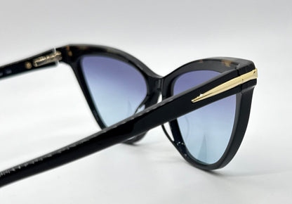 Rag & Bone RNB3020 807 Cat-Eye Sunglasses w/New Gradient Blue Custom Lenses-New/Unworn