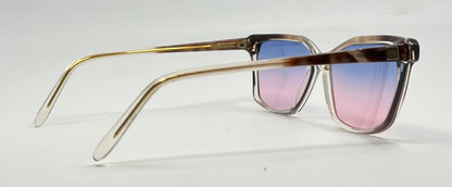 Givenchy Paris 004 Vintage Sunglasses-New Blue/Pink Gradient Custom Lenses-UNWORN