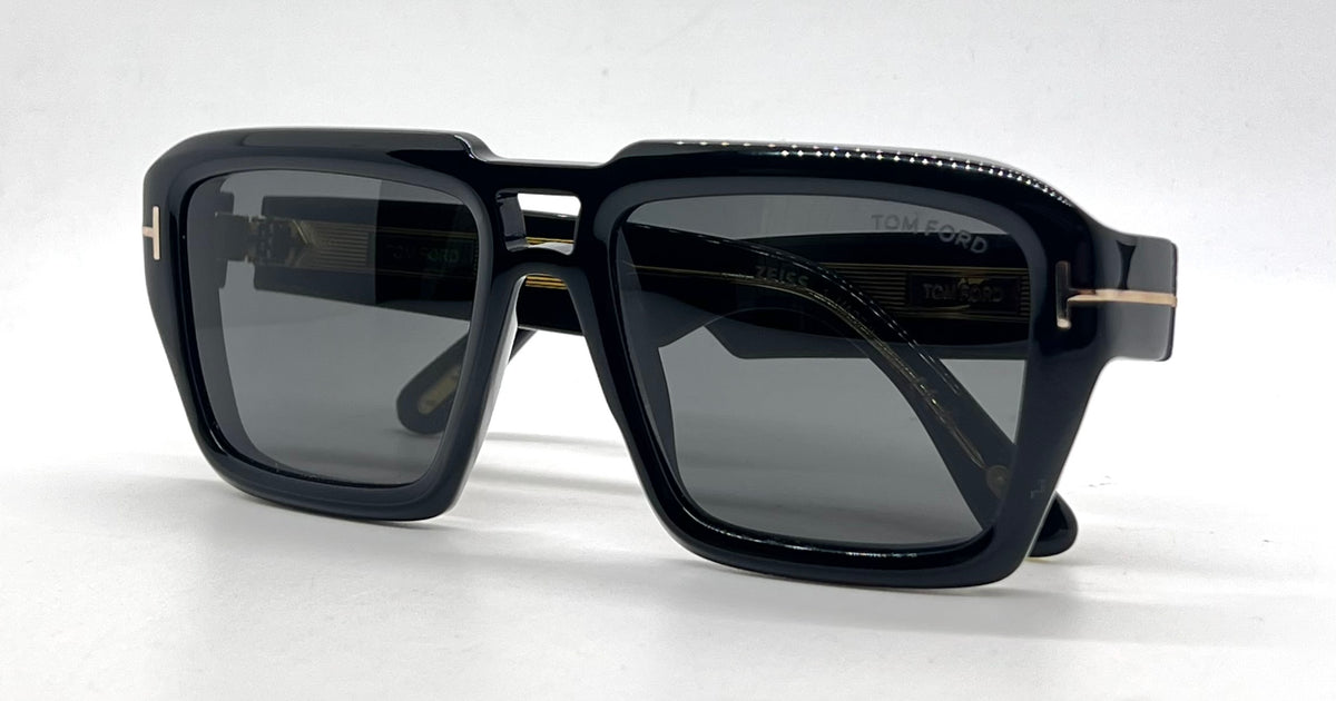 Tom Ford TF1202 01A ICON Sunglasses-Zeiss Lenses – Full Kit-56mm-New/Unworn