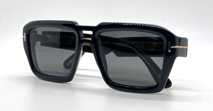 Tom Ford TF1202 01A ICON Sunglasses-Zeiss Lenses – Full Kit-56mm-New/Unworn