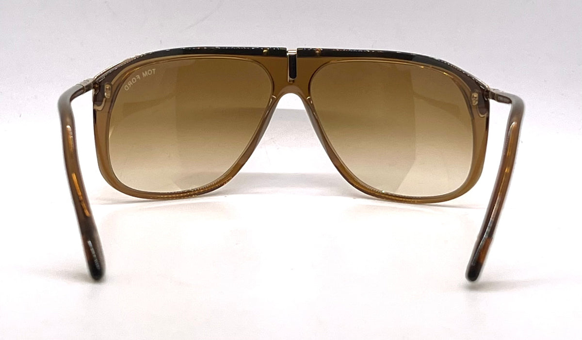 Tom Ford TF3 288 Brown Gold Aviator Sunglasses Unworn/Original-Full Kit-Italy