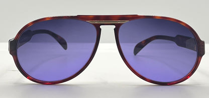 Silhouette M2095 Vintage Aviator Sunglasses w/New Violet Custom Lenses