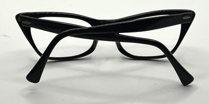 Vintage TITMUS USA “Siret” Cat-Eye Eyeglasses Black Rhinestone – Restored