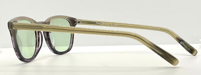 Kung Fu Eyes by Eve.D. 1031 with New, Custom Green  Tint Lenses-Y2K Sunglasses