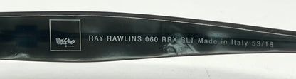 Ray Rawlins 060 RRX BLT Deadstock Sunglasses Italy 53/18 Blue Custom Lenses