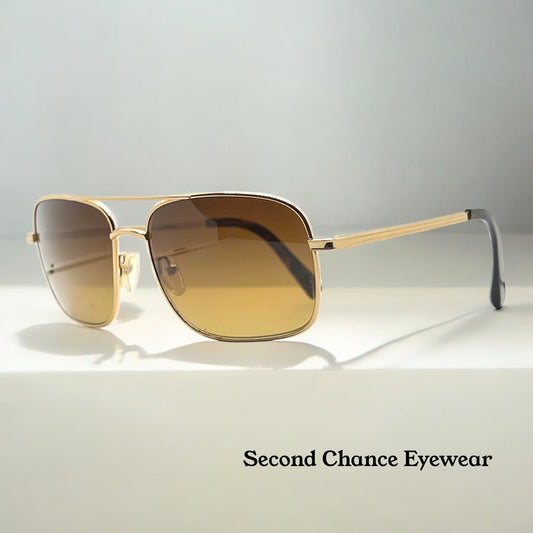 SALT. Optics ELLIS HG – Deadstock Polarized Titanium Sunglasses – Hand Made in Japan