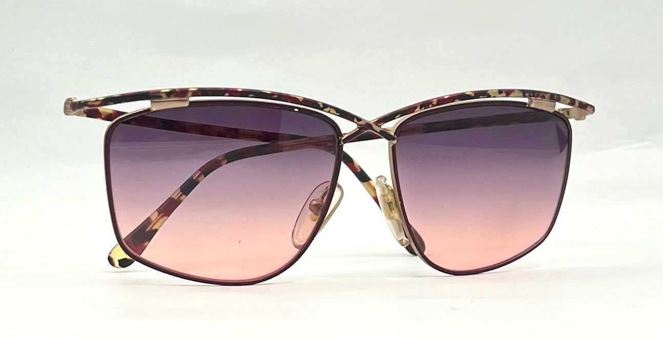 Laura Biagiotti V662 EK1 VINTAGE Sunglasses-New Custom Gradient Lenses