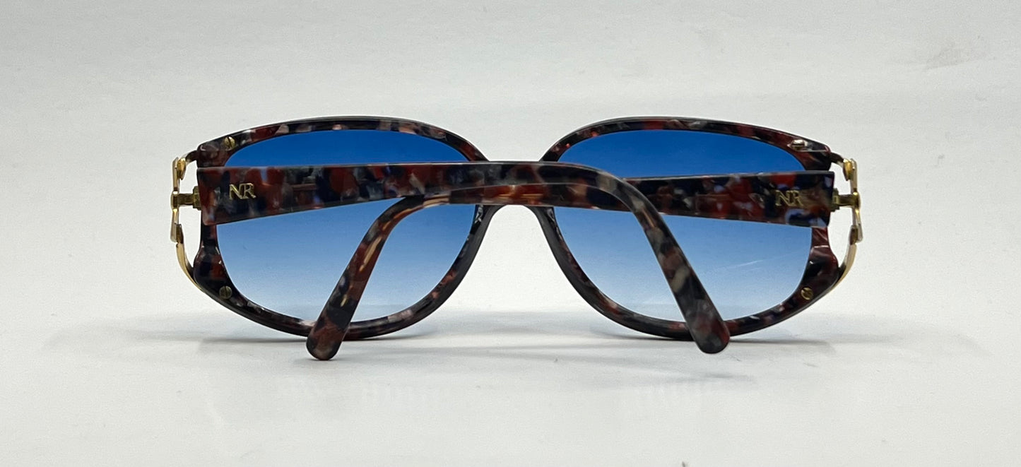 Nina Ricci PJR 3010 VINTAGE Sunglasses w/New Blue Gradient Custom Lenses