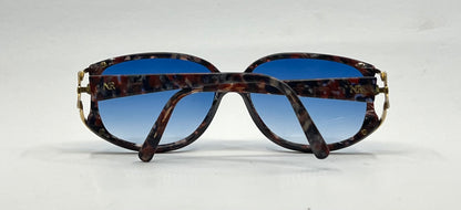Nina Ricci PJR 3010 VINTAGE Sunglasses w/New Blue Gradient Custom Lenses