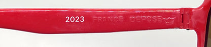 Vuarnet PX-2000 Red Unworn Deadstock Vintage Sunglasses Full Kit France