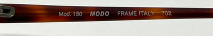 MODO Mod.150 Vintage Tortoise Browline Sunglasses-Unworn-New Customs