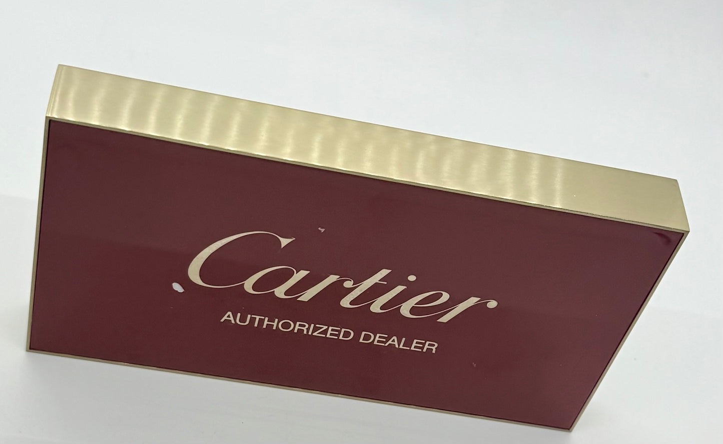 Cartier Authorized Dealer Display Signs-Set of Two-Modern Boutique Displays